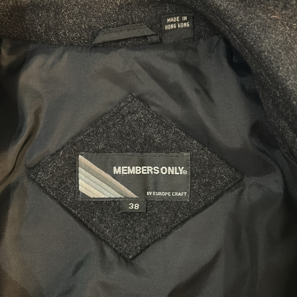 Charcoal Gray Members Only Jacket - Picture 2 of 5
